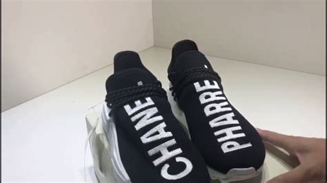 chanel pharrell adidas real vs fake|chanel shoes real size.